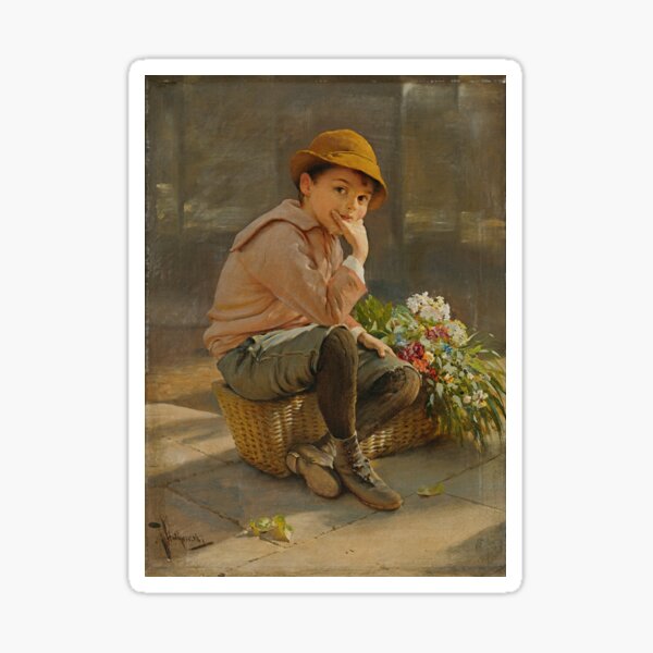Artikel-Vorschau von Bewachung des Blumenkorbs Von Karl Witkowski (1860–1910), designt und verkauft von sunny-007.