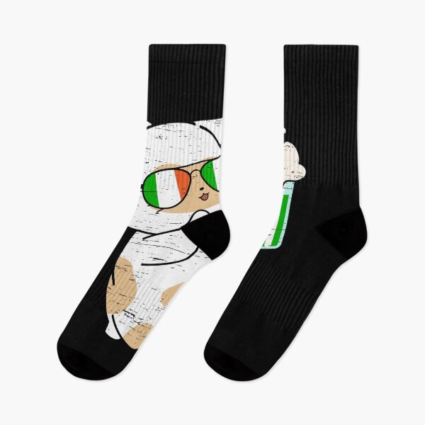 Item preview, Black Cat Stpatrick Pet Feline Feral Claws Cat Beer Cheers Meow Hat Irish Pub Cheers Four Leaf Clover Design designed and sold by shirti.
