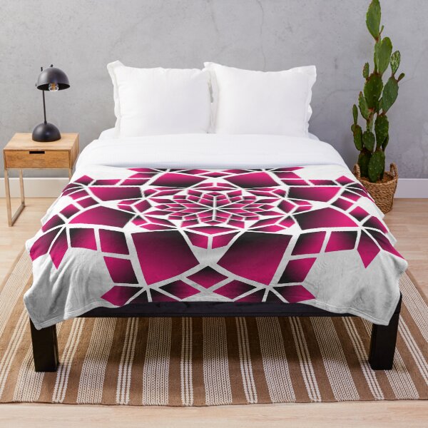 Item preview, Geometric mandala with pink gradient designed and sold by Ingrid Kumar.