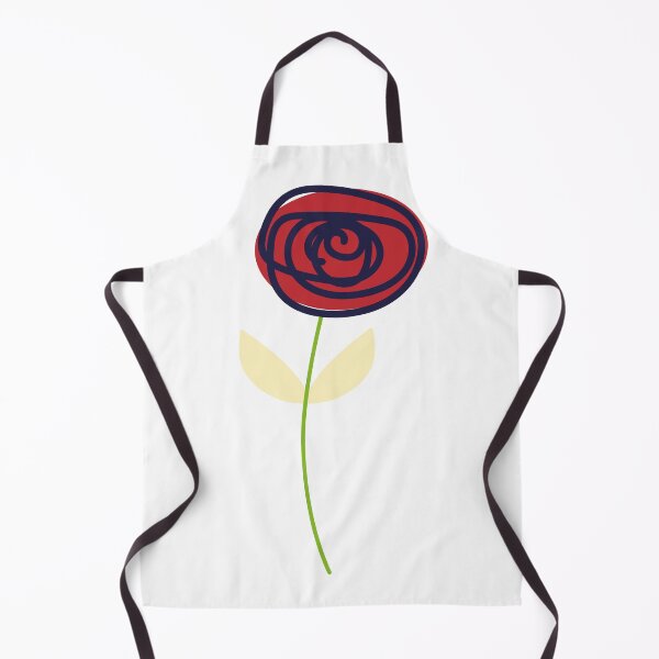 Item preview, Little Rose, right-facing icon, red, blue and yellow designed and sold by Susan Marie Williams.