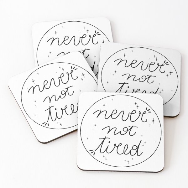 Item preview, Never not tired (light) designed and sold by scribbli.