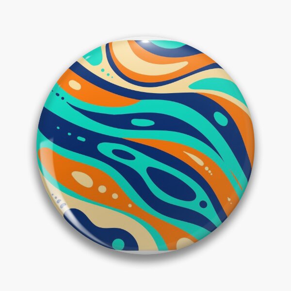 Item preview, Flat-hand drawn wavy colored groovy background designed and sold by JHiba.
