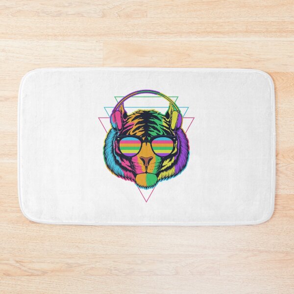 Item preview, Disco tiger head with glasses designed and sold by JeremyMadaci.