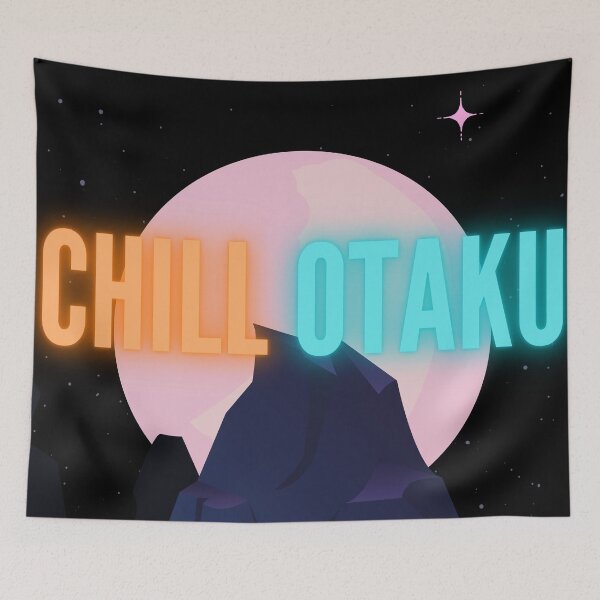 Item preview, Chill Otaku Retrowave Style designed and sold by Chandranshu Kumar.