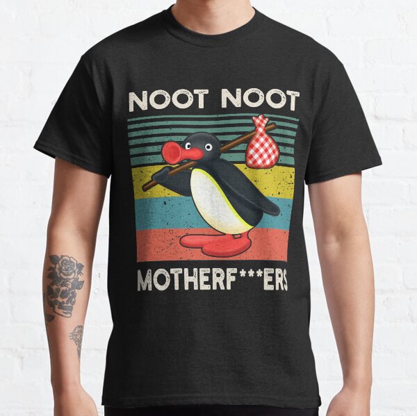 Vista previa del artículo con la obra «Noot Noot Pingu, regalo divertido de Pingu Meme, Pingu Noot Noot Motherf», diseñado y vendido por GreenSplash.