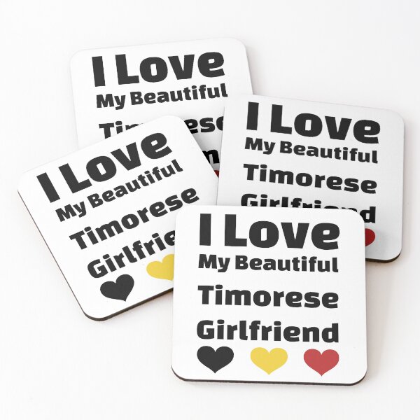 Item preview, I Love My Beautiful Timorese Girlfriend - Timor Leste Girlfriend designed and sold by DiceNLDesigns.