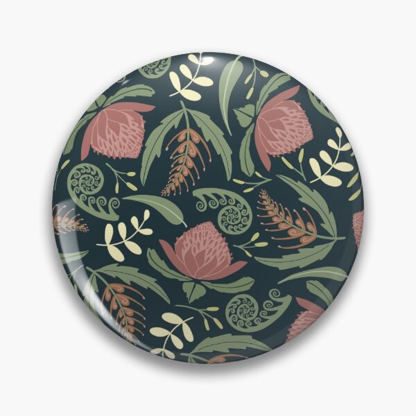 Item preview, Waratahs and fern fronds designed and sold by VickiLarner.