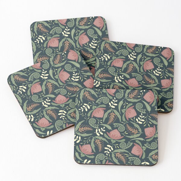 Item preview, Waratahs and fern fronds designed and sold by VickiLarner.