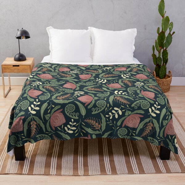 Item preview, Waratahs and fern fronds designed and sold by VickiLarner.
