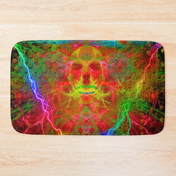 Item preview, Electric Skull designed and sold by Discordant Dreams Art.