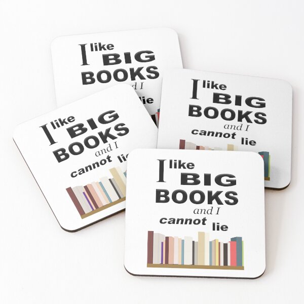 Item preview, I like big books (literary humour) designed and sold by ThatsNovelGifts.