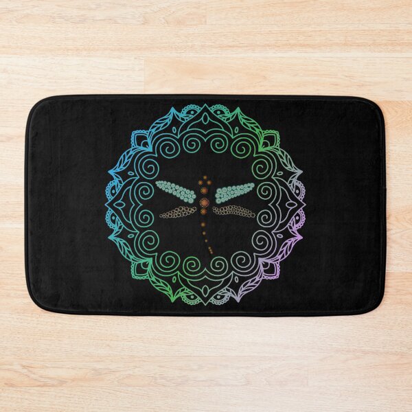 Item preview, Dragonfly in mandala  designed and sold by eyoginminimal.