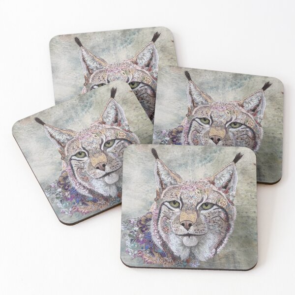 Artikelvorschau, Luchs auf Leinwand entworfen und verkauft von Leilani Purvis Art.