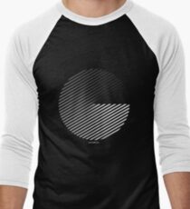Camiseta ¾ bicolor para hombre Las rayas pueden estar en un disco
