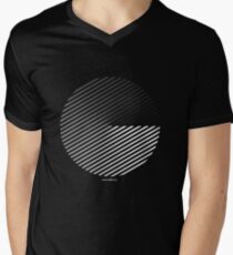 Stripes can be in a disc Men's V-Neck T-Shirt