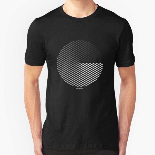 Stripes can be in a disc Slim Fit T-Shirt