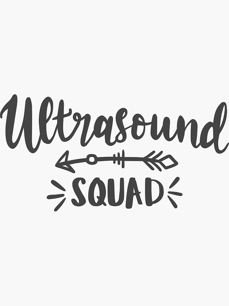 "Ultrasound tech, Sonographer, sonography" Sticker by brackerdesign