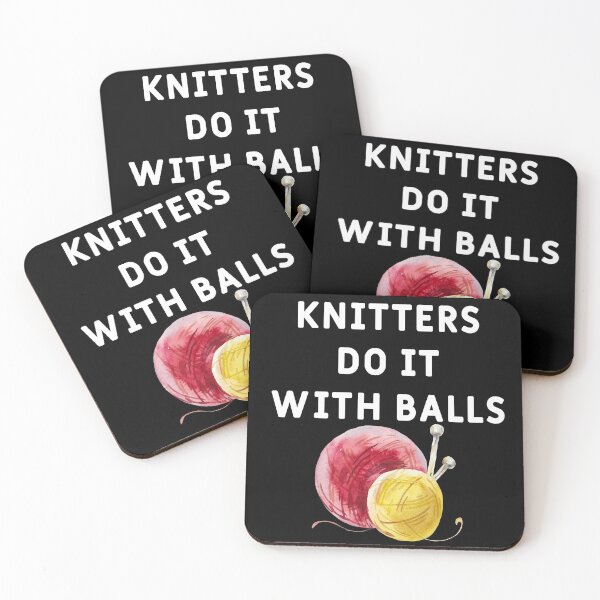 Item preview, Knitters do it with Balls designed and sold by CreativeBel.