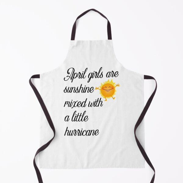Item preview, April Girls are Sunshine Mixed With a Little Hurricane designed and sold by Labradoodlesetc.