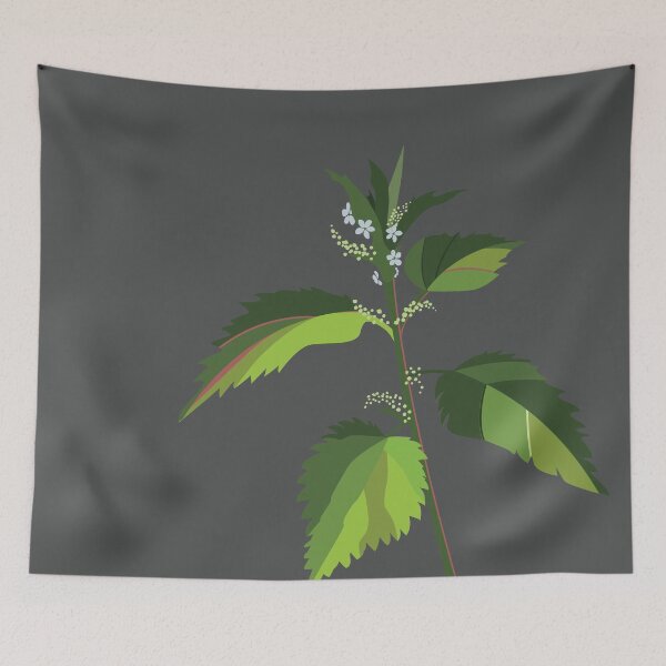 Item preview, Stinging nettle with flowers designed and sold by LoveFromSally.