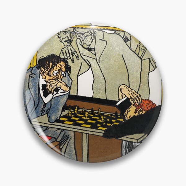Item preview, Viennese Café: The Chess Players | Illustration by Moriz Jung designed and sold by Graphiker.