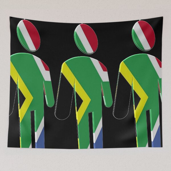Item preview, South Africa Flag Figure 3D designed and sold by Boakes-Digital.