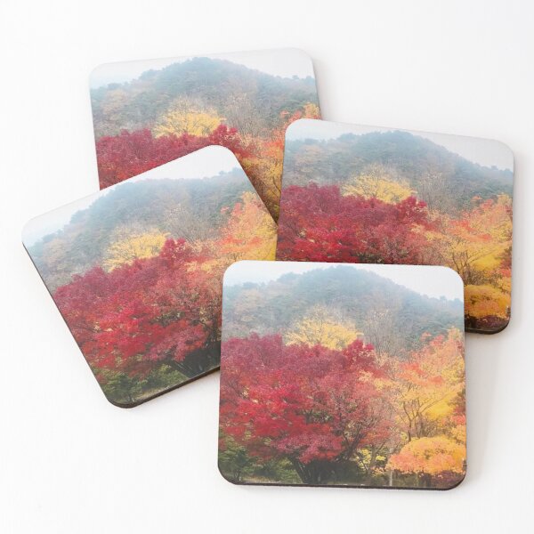 Item preview, Colorful autumn leaves landscape designed and sold by noneunadle.