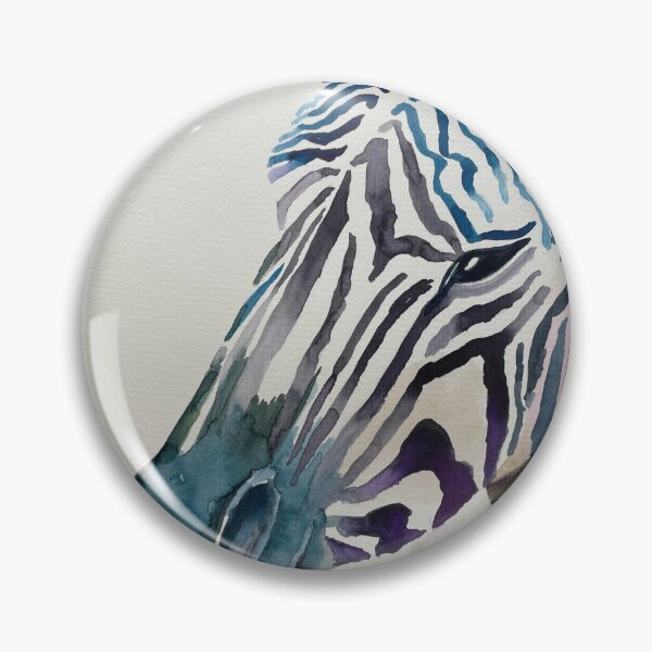 Artikelvorschau, Blaues Zebra entworfen und verkauft von Artsymomdawn.