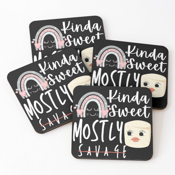 Item preview, Kinda Sweet Mostly Savage- Funny designed and sold by Vibing-Right.