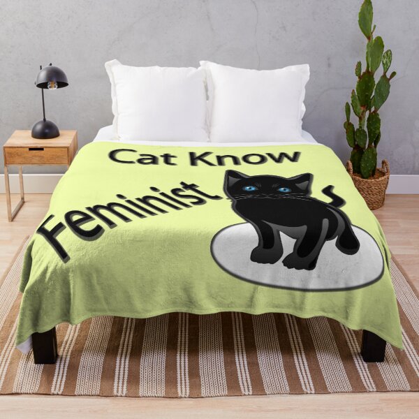 Item preview, Cat Know Feminist designed and sold by TBShali.