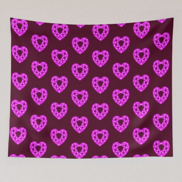 Item preview, Pink diamond heart designed and sold by EWIKA By Ekawit.