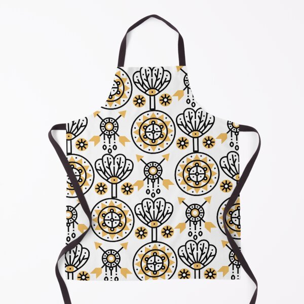 Item preview, Aztec Black and Yellow Pattern designed and sold by Yellowsprint.