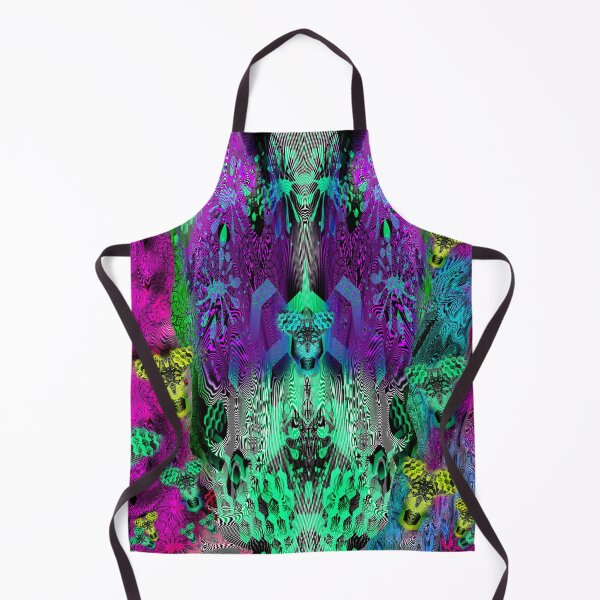 Item preview, Sugar Skull and Girly Corks (Psychedelic Trippy Purple Poster) designed and sold by Discordant Dreams Art.