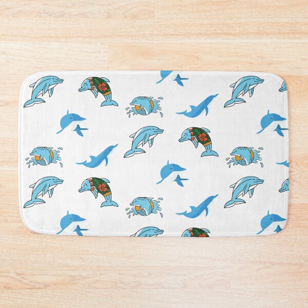 Item preview, Cartoon Dolphin Sticker Pack designed and sold by Wildlife Apparels Inc..