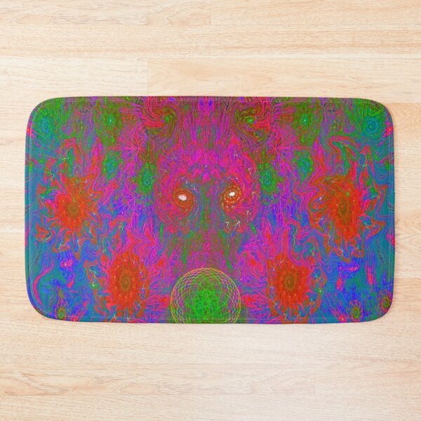 Item preview, Blowing Flower Bubbles (Psychedelic DIgital Art) designed and sold by Discordant Dreams Art.