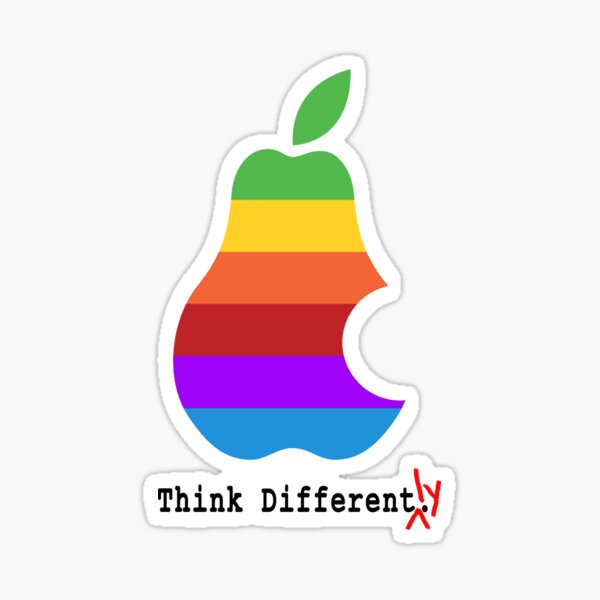 Think Different ly by Blackburn Ink Sticker