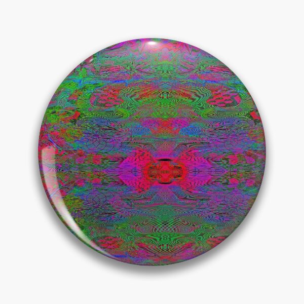 Item preview, Hidden Clown's Playroom (Psychedelic Neon Symmetry Poster Fluorescent) designed and sold by Discordant Dreams Art.