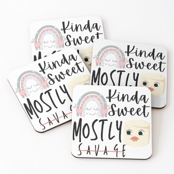 Item preview, Kinda Sweet Mostly Savage- Funny designed and sold by Vibing-Right.