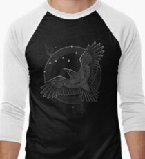 Nördlicher Rabe Baseballshirt mit 3/4-Arm