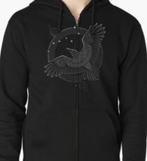 Nördlicher Rabe Kapuzenjacke