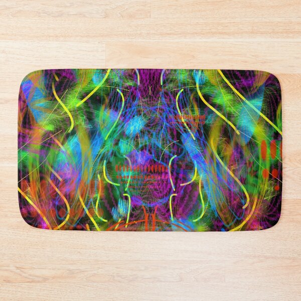 Item preview, Teeth Chattering Rhythms (Digital Abstract Psychedelic Expressionism) designed and sold by Discordant Dreams Art.
