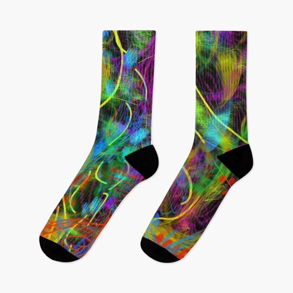 Item preview, Teeth Chattering Rhythms (Digital Abstract Psychedelic Expressionism) designed and sold by Discordant Dreams Art.