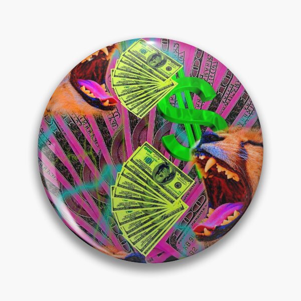 Artikelvorschau, Geld Chomp (Neon Fluorescent Cheetah Cash) entworfen und verkauft von Discordant Dreams Art.