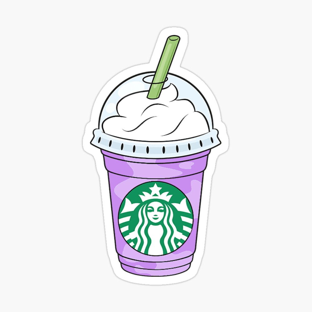 Starbucks purple drink Sticker for Sale by ThelazyKoala