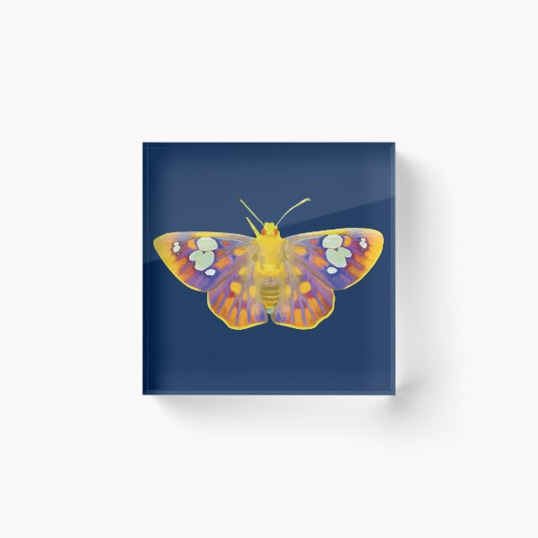 Item preview, Colourful Butterfly (Yellow Dark Background) designed and sold by Jelly Bear.