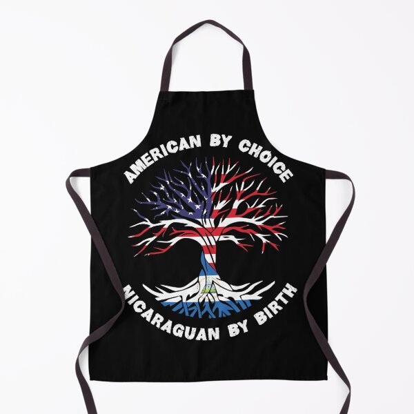 Item preview, Nicaraguan By Birth American By Choice, Half Nicaraguan Half American Flag, Nicaraguan Roots Tree designed and sold by ArtsyloShop.