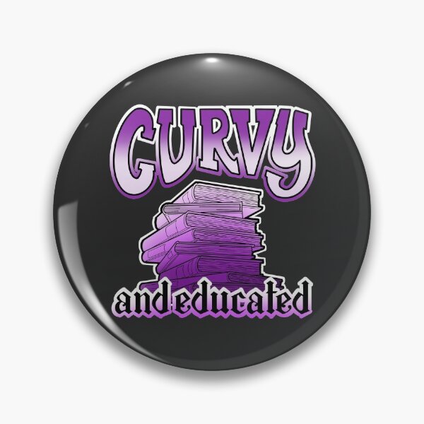 Item preview,  Curvy and educated, stack of books purple designed and sold by weilertsen.