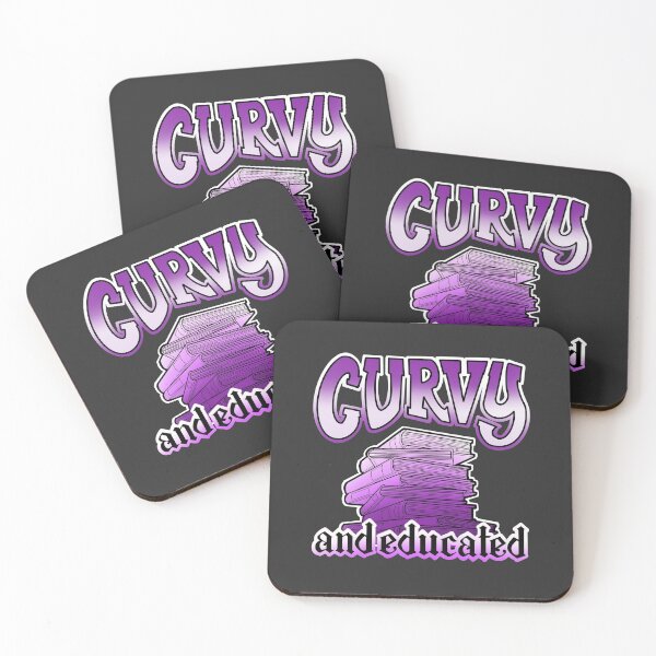 Item preview,  Curvy and educated, stack of books purple designed and sold by weilertsen.