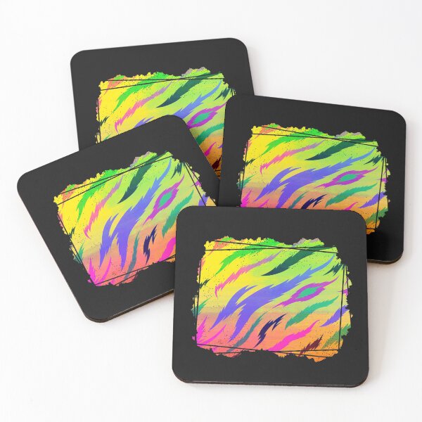 Item preview, rainbow animal skin print designed and sold by Delicarte.