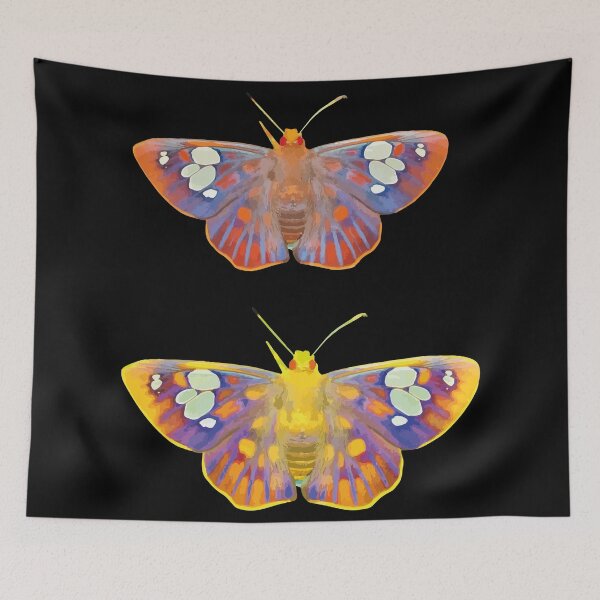 Item preview, Duo Colourful Butterfly (Dark Background) designed and sold by Jelly Bear.